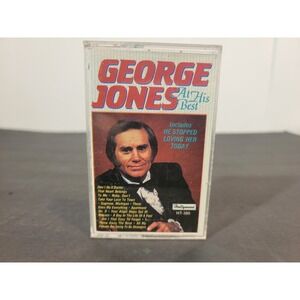 George Jones At His Best Cassette‎ Hollywood HT-380 1988